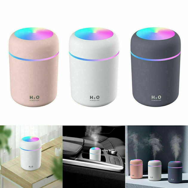 Увлажнитель воздуха Colorful Humidifier H2O, c LED подсветкой